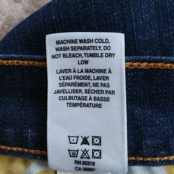 Lucky Brand Embroidered Sofia Boot Cut Jeans 4 / 27R Blue - Picture 9 of 16